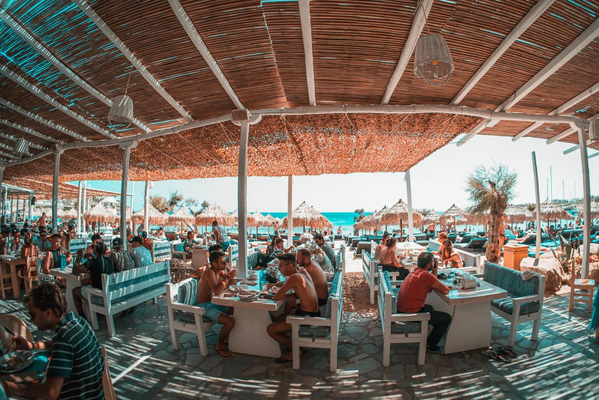 Paradise Beach Camping Platys Gialos  Esterno foto