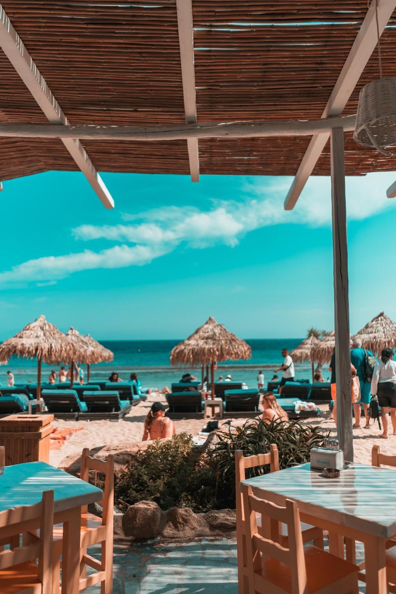 Paradise Beach Camping Platys Gialos  Esterno foto
