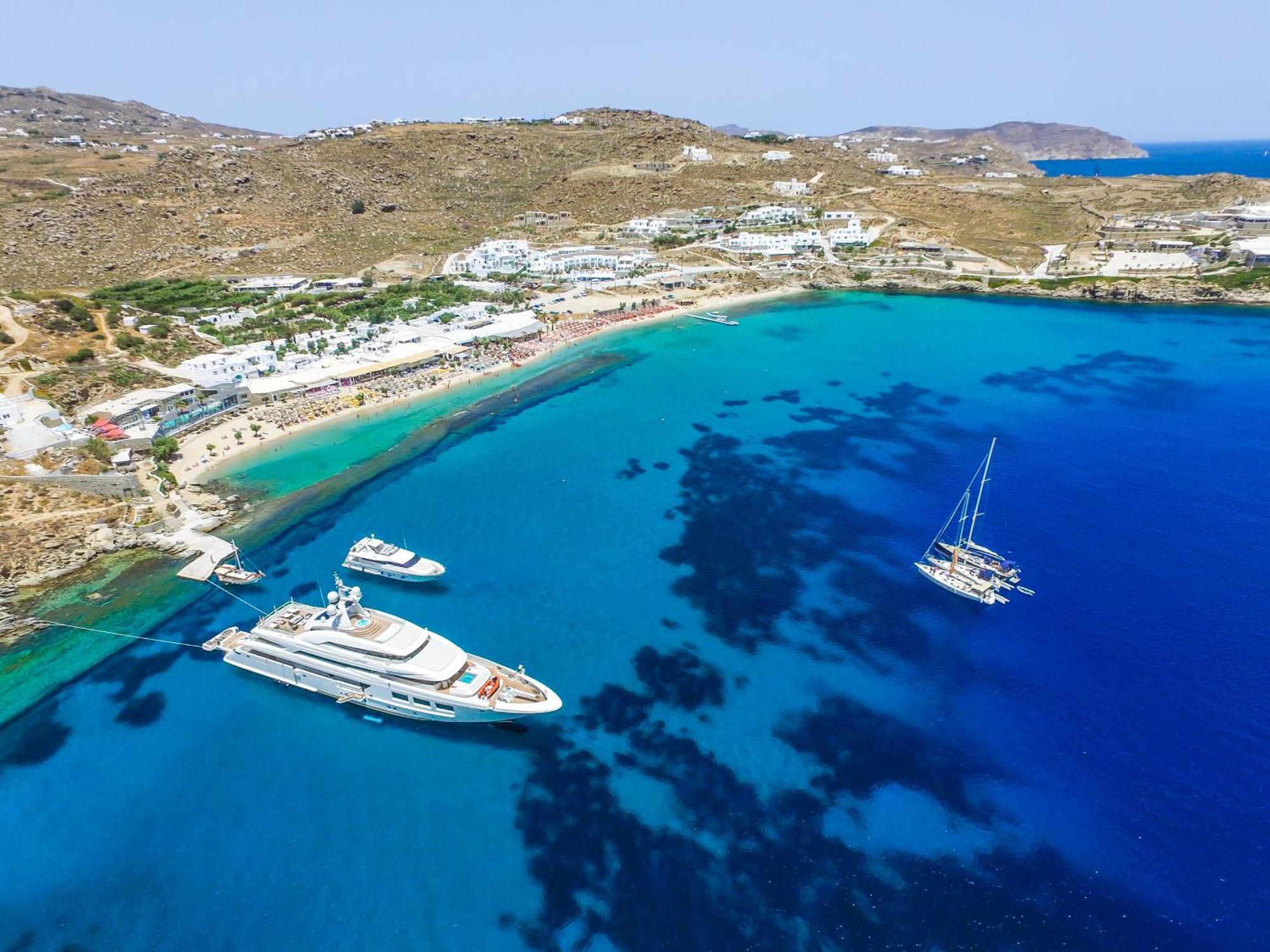 Paradise Beach Camping Platys Gialos  Esterno foto