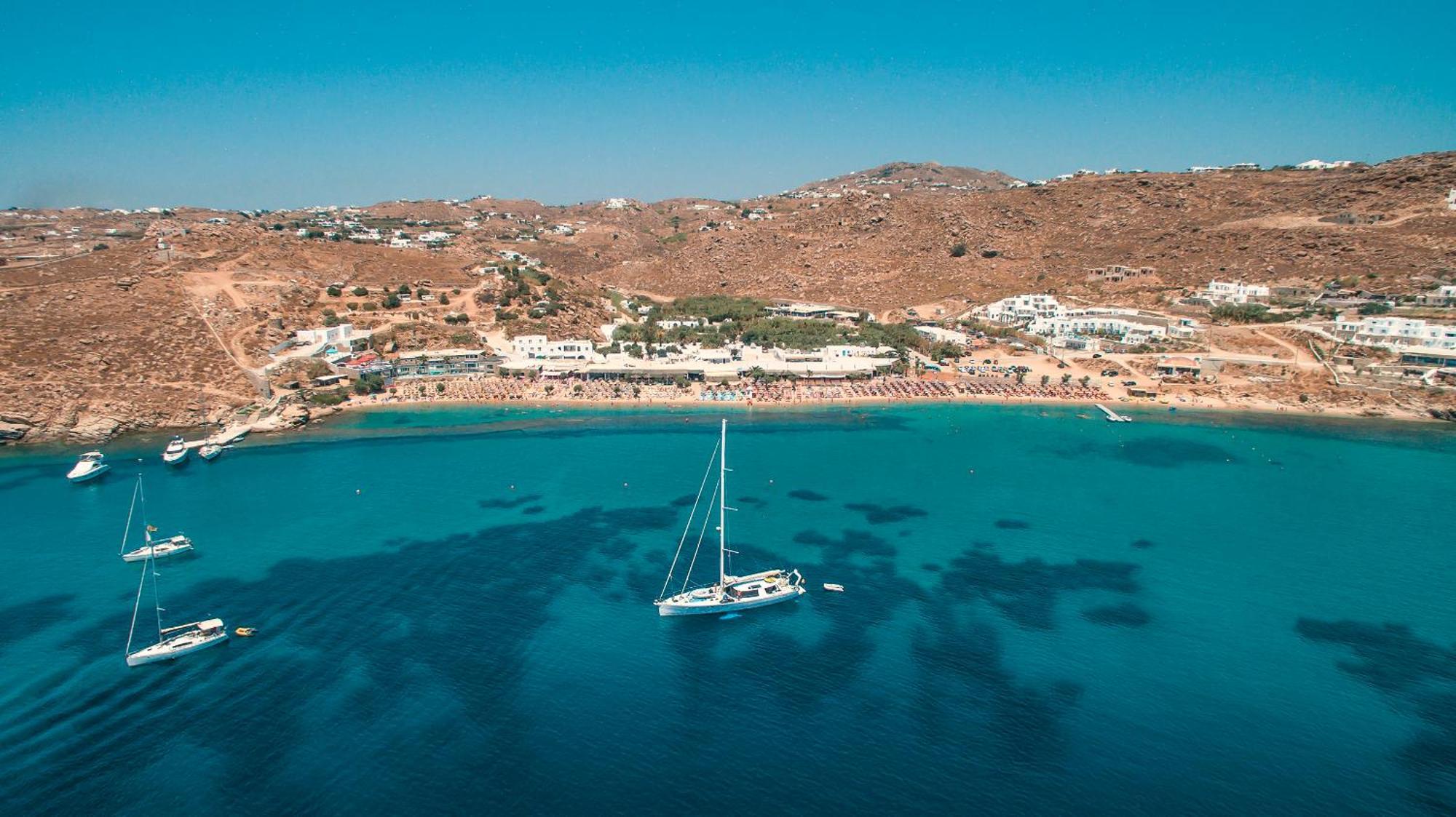 Paradise Beach Camping Platys Gialos  Esterno foto