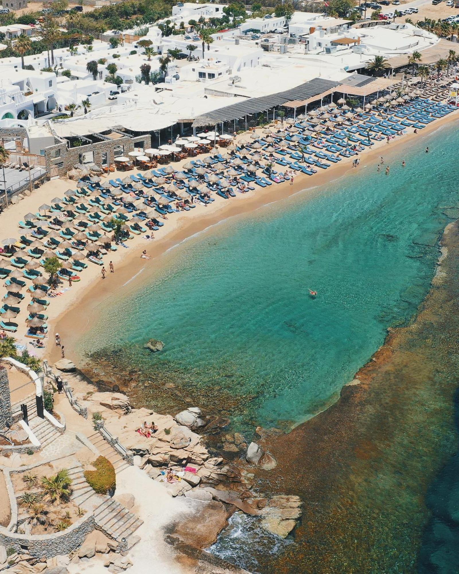 Paradise Beach Camping Platys Gialos  Esterno foto