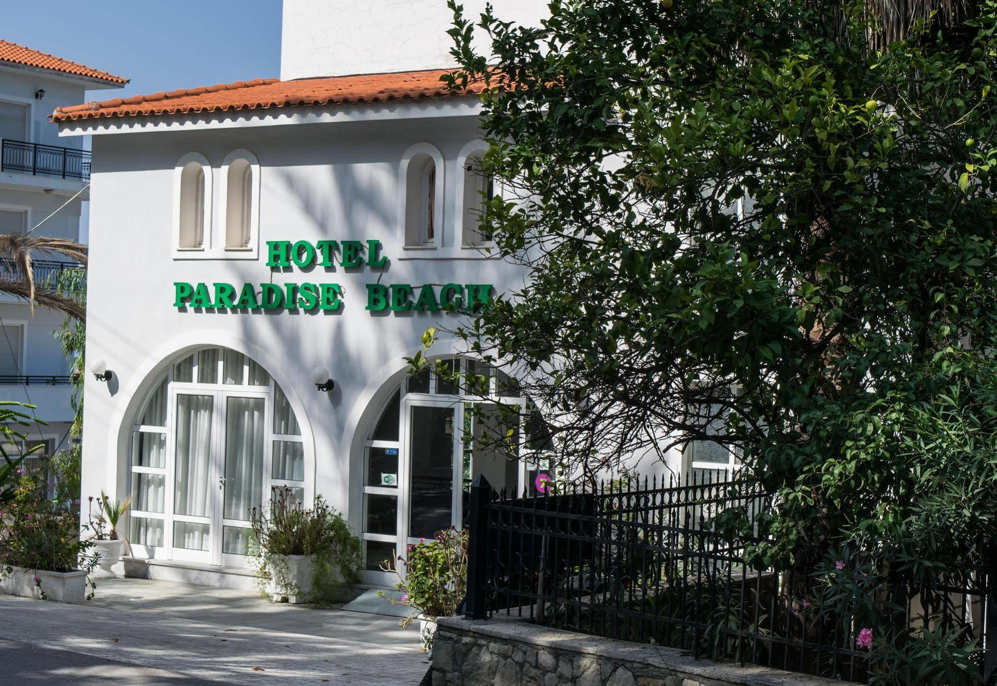 Paradise Beach Camping Platys Gialos  Esterno foto